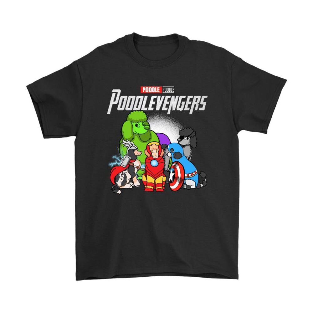 Poodlevengers Dog Poodle And Marvel Mashup Shirts