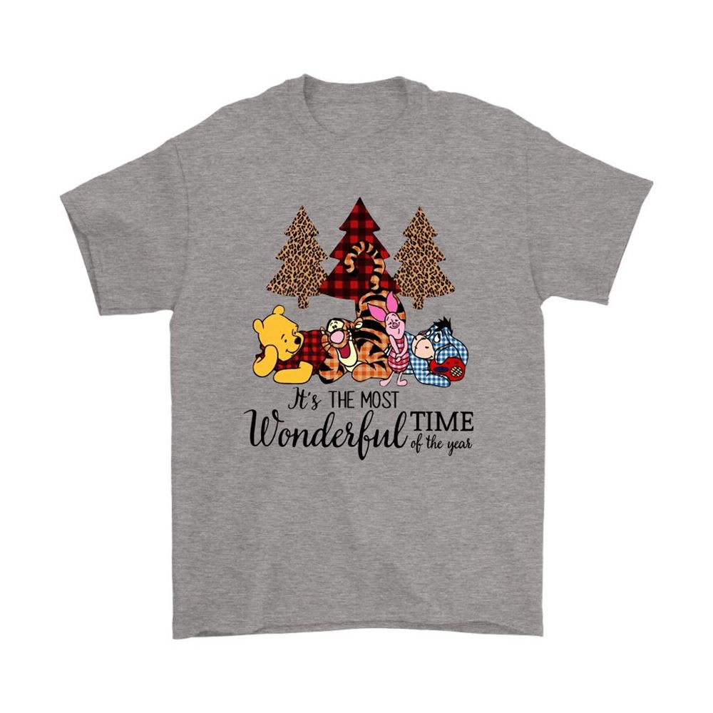 Pooh And Friends The Most Wonderful Time Of The Year Christmas Shirts