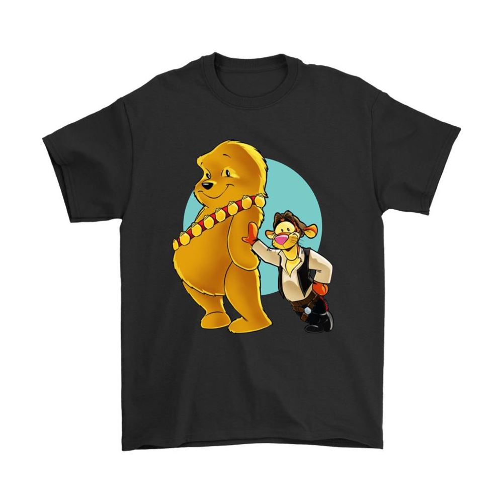 Pooh Bear And Tigger As Chewbacca And Han Solo Shirts