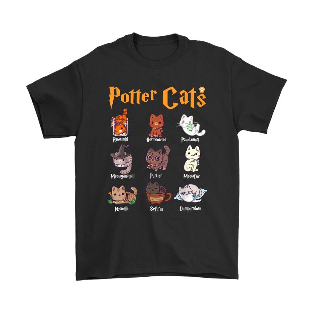 Potter Cats When Cute Cats Become Harry Potter Characters Shirts