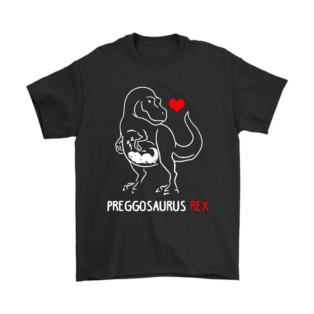 Preggosaurus Rex Mom Pregnant Mother Shirts