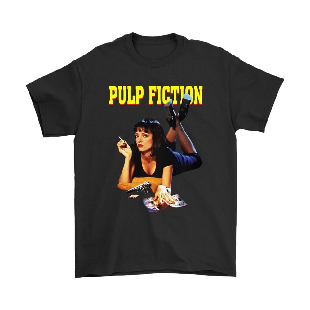 Pulp Fiction Movie Poster Mia Session Shirts