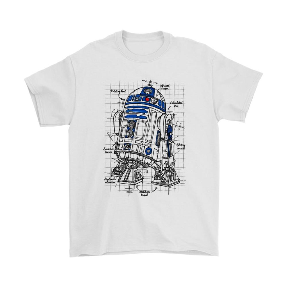 R2-d2 Functions Design Chart Star Wars Shirts