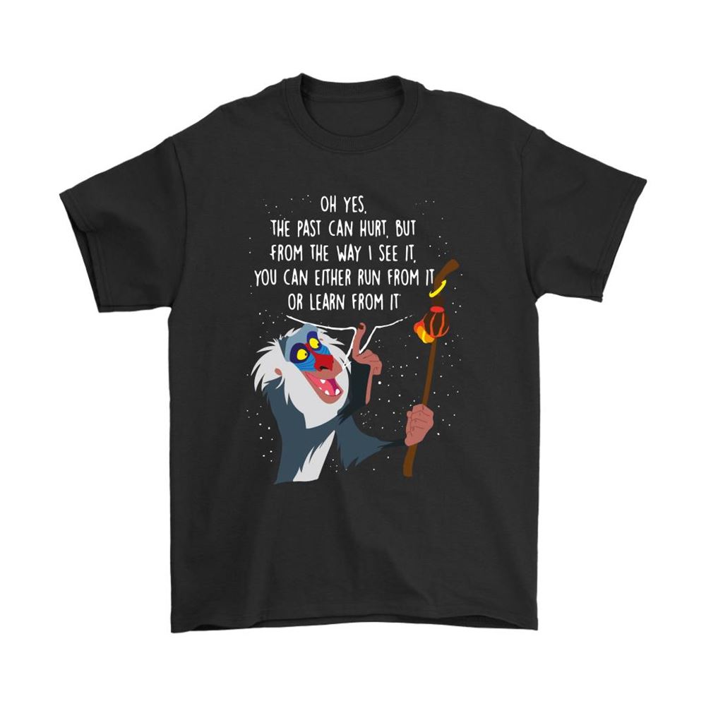 Rafiki The Past Can Hurt Run Or Learn From It The Lion King Shirts