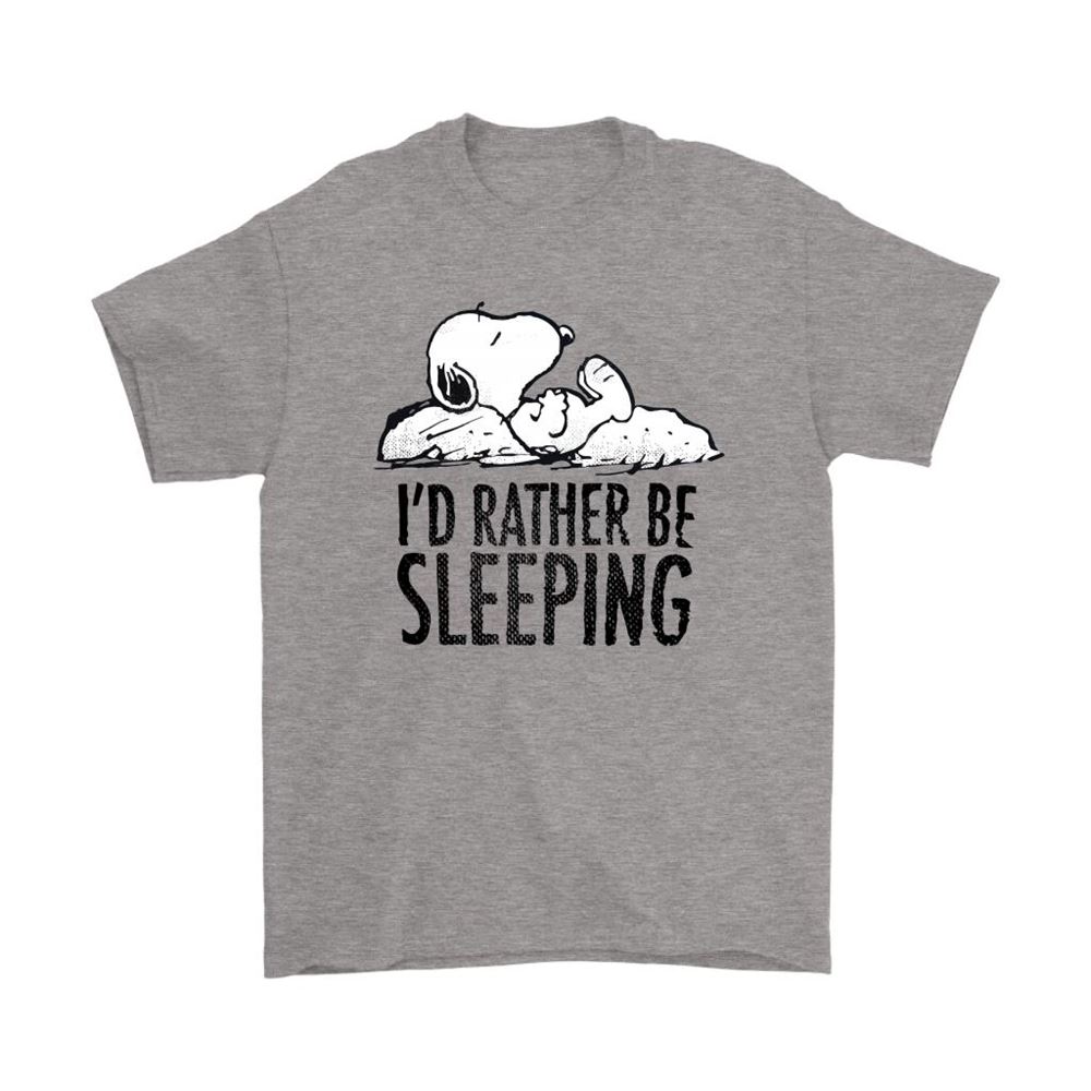Rather Be Sleeping Snoopy Shirts
