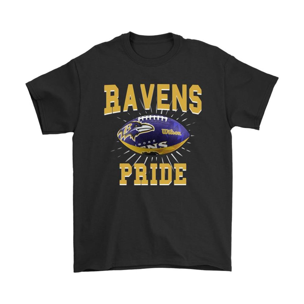 Ravens Pride Proud Of Baltimore Ravens Football Shirts