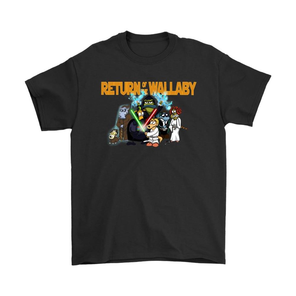 Return Of The Wallaby Rockos Modern Life Star Wars Shirts