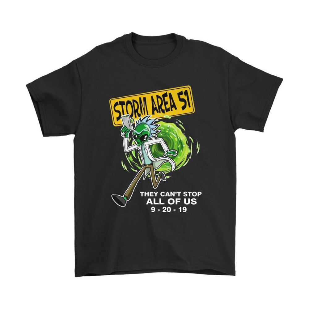 Rick And Morty Alien Storm Area 51 Shirts