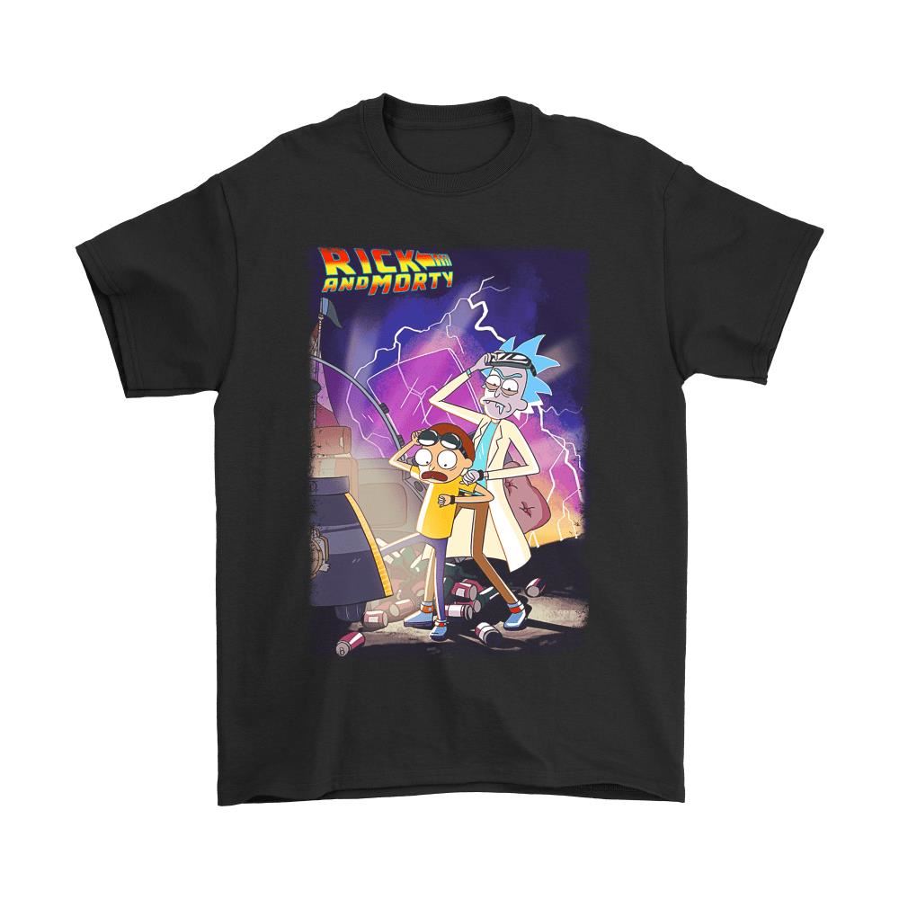 Rick And Morty Back To The Future Shirts