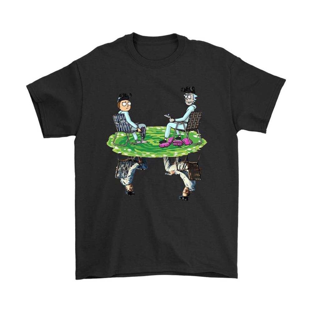 Rick And Morty Breaking Bad Reflection Shirts