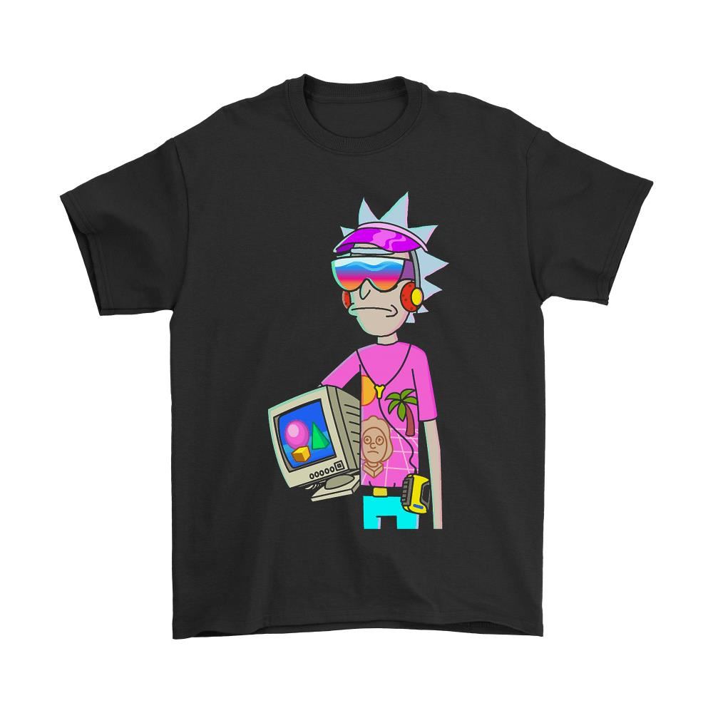Rick And Morty Hipster Rick Sanchez Retro Style Shirts