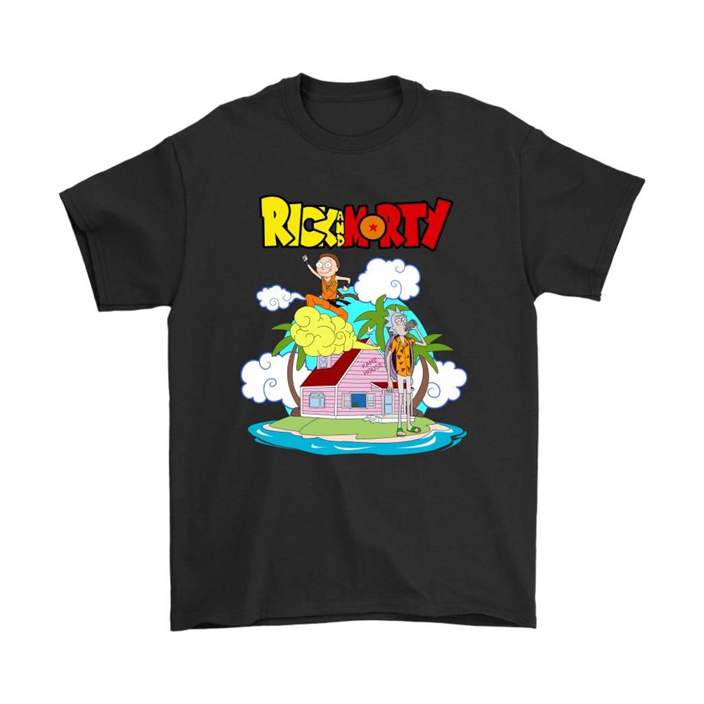 Rick And Morty Mashup Dragonball In Turtle Island Shirts