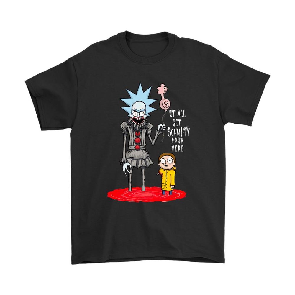 Rick And Morty Pennywise Horror Mashup Shirts