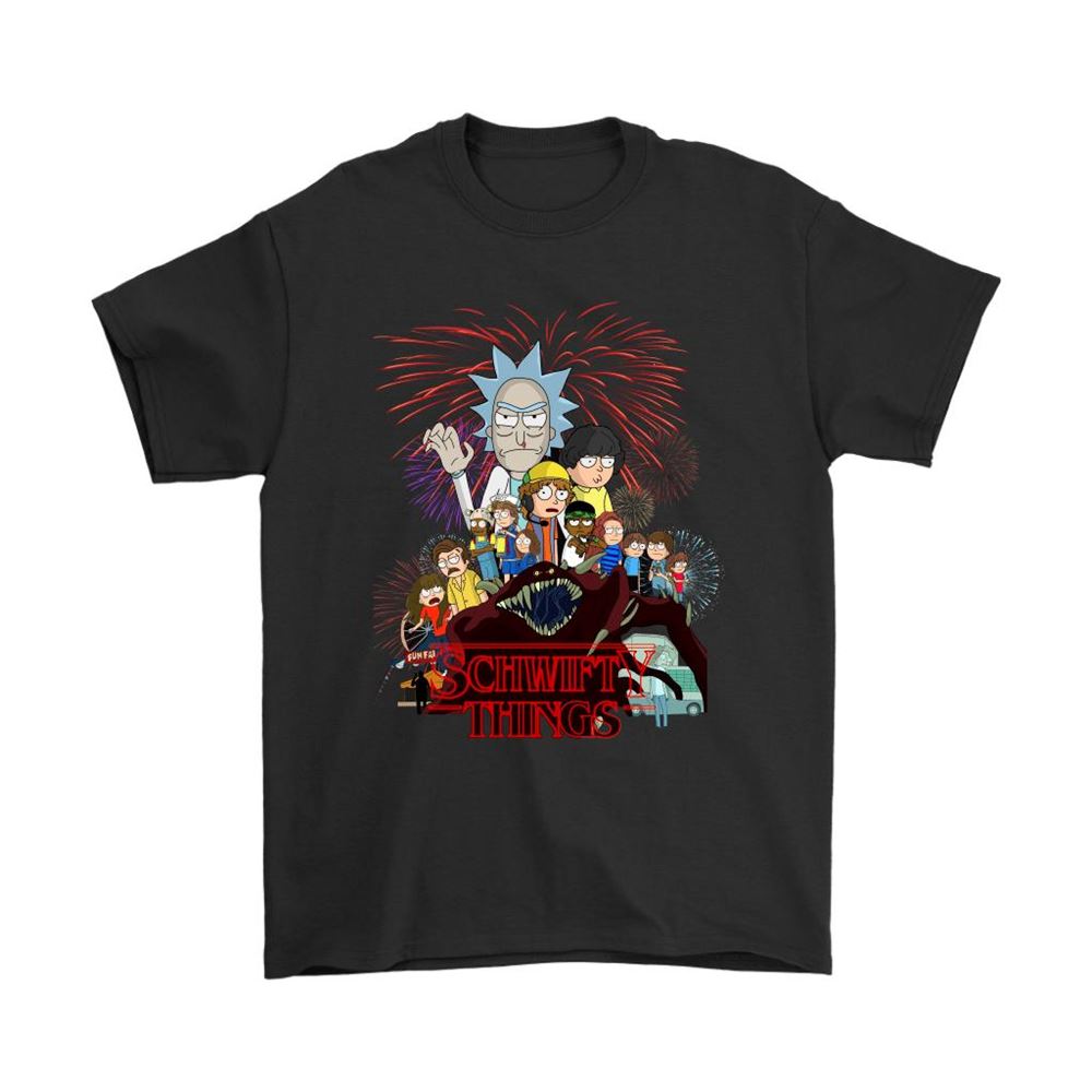 Rick And Morty Stranger Things Schwifty Things Shirts