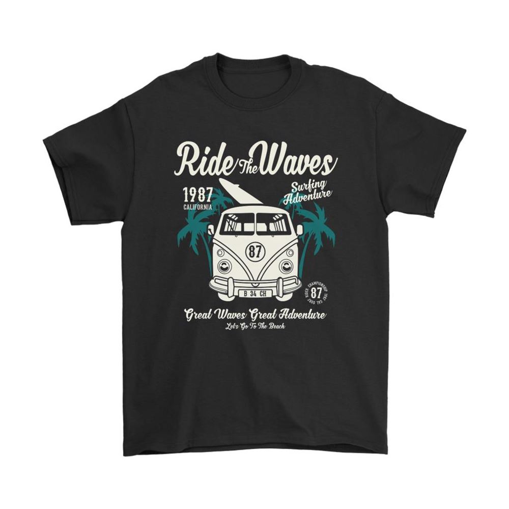 Ride The Waves 1987 California Surfing Adventure Great Waves Shirts