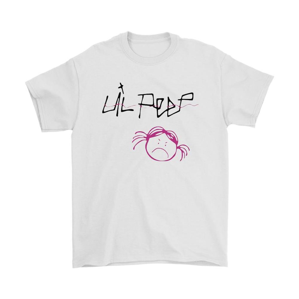 Sad Pink Girl Lil Peep Memorial Shirts