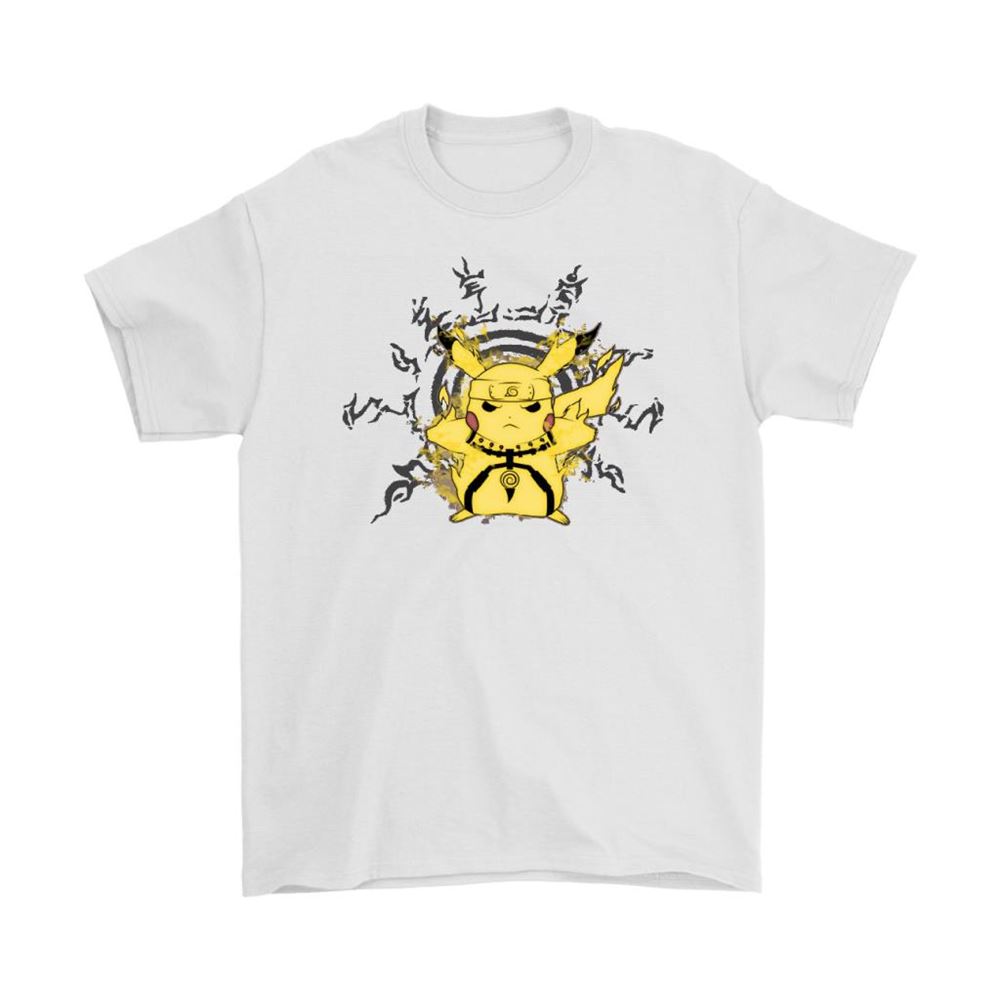 Sage Pikachu Sage Mode Naruto Pokemon Mashup Shirts - Luxwoo.com