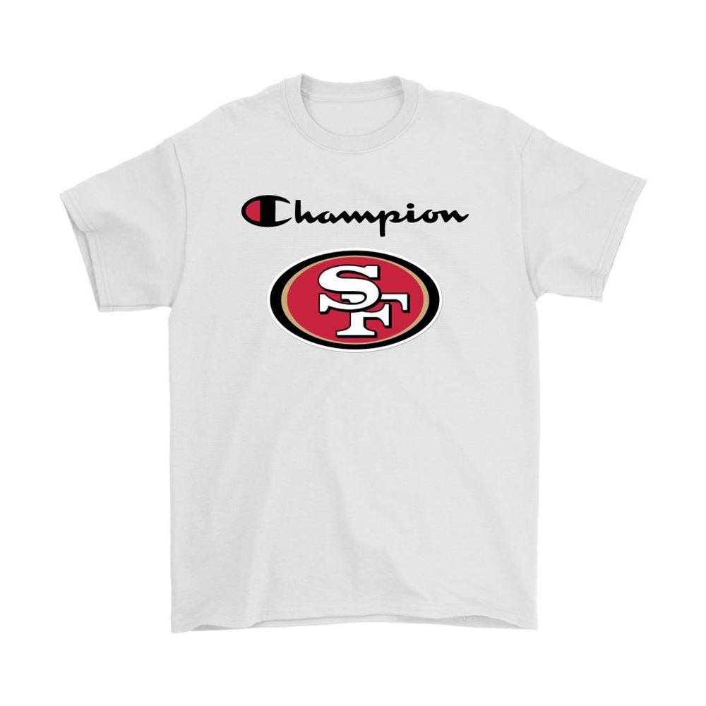 San Francisco 49ers Champion Logo Mashup Nfl Shirts
