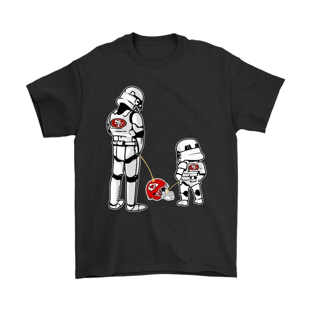 San Francisco 49ers Father Child Stormtroopers Piss On You Shirts