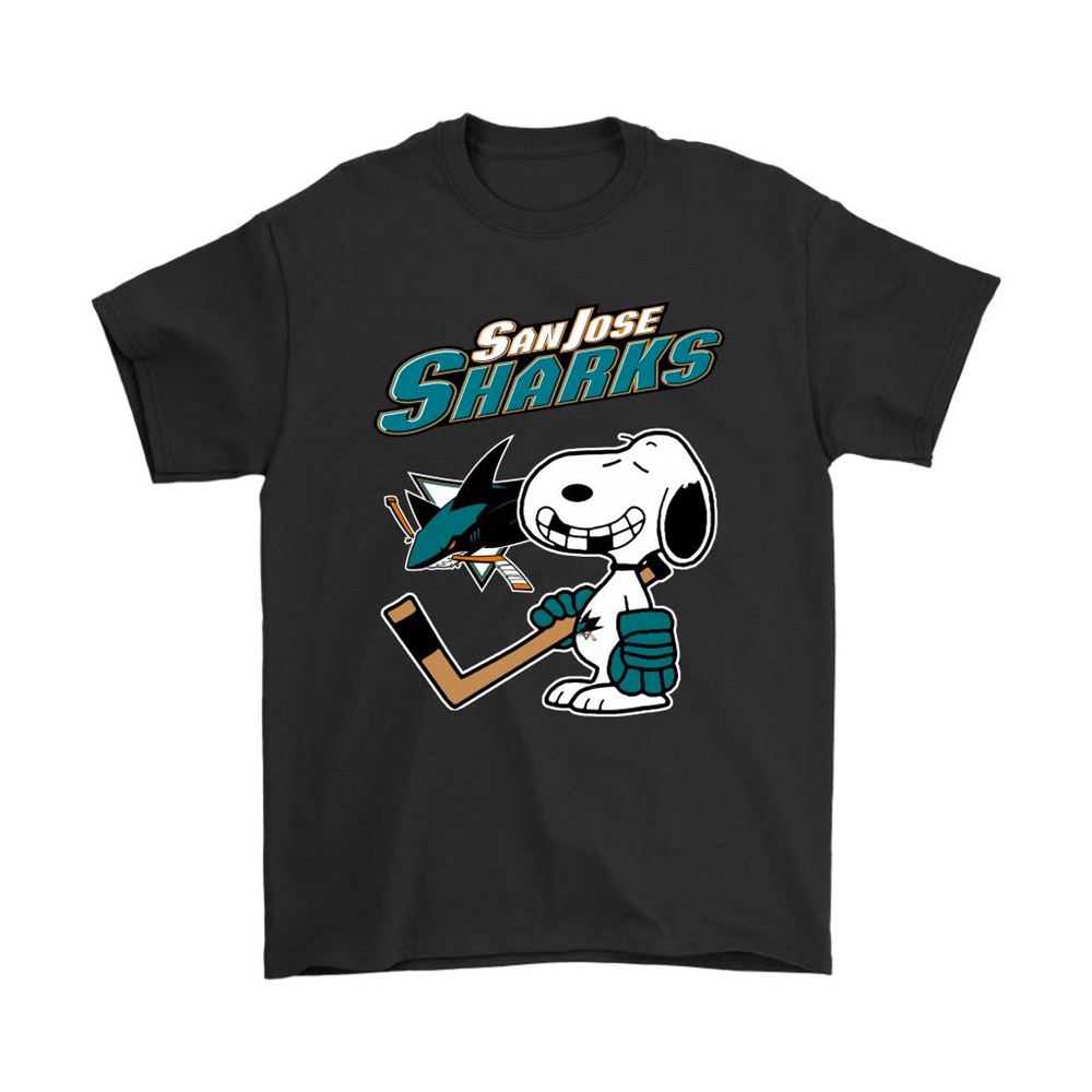 San Jose Sharks Ice Hockey Broken Teeth Snoopy Nhl Shirts