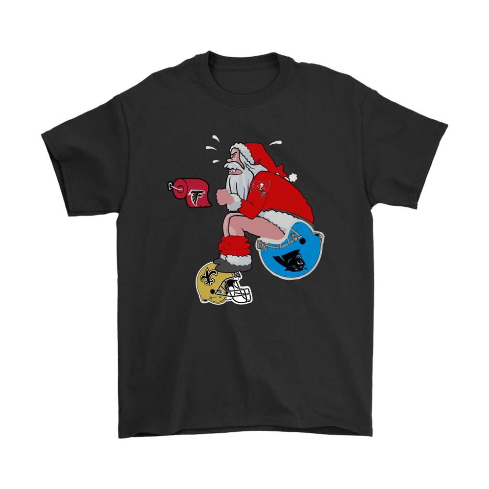 Santa Claus Tampa Bay Buccaneers Shit On Other Teams Christmas Shirts