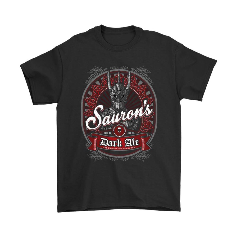 Saurons Dark Ale Lord Of The Rings Shirts