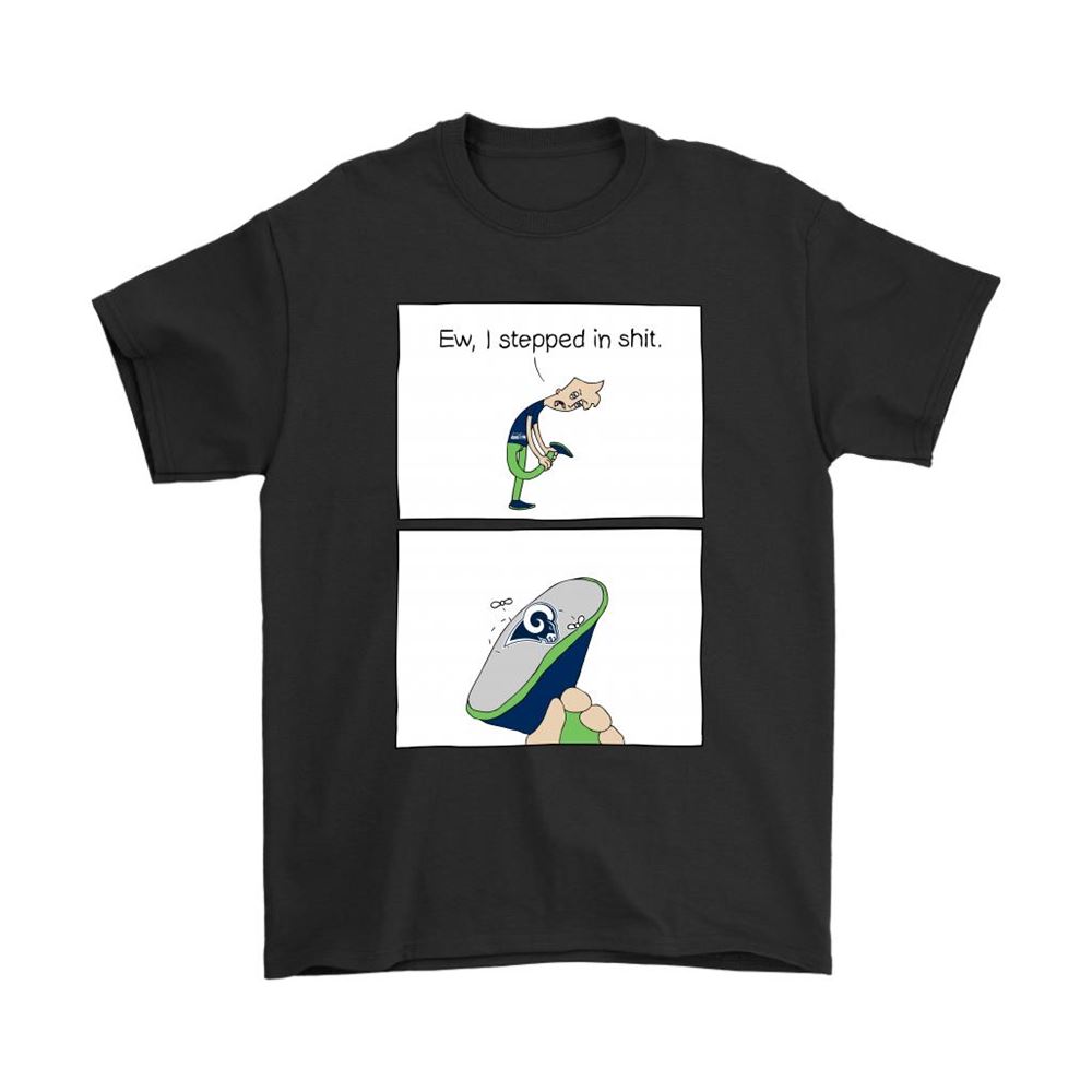 Seattle Seahawks Ew I Stepped In Shit Meme Nfl Shirts