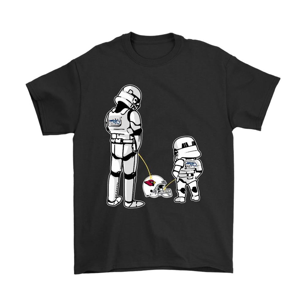 Seattle Seahawks Father Child Stormtroopers Piss On You Shirts