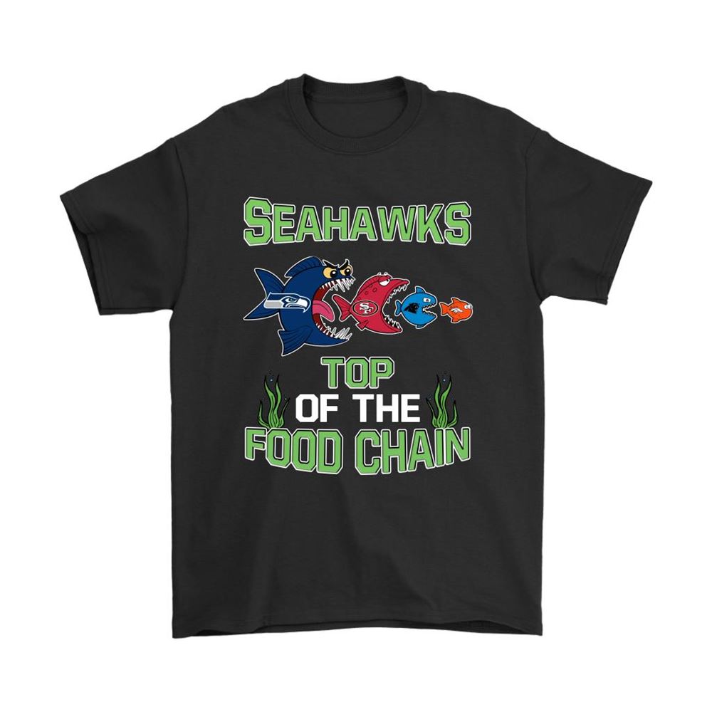 Seattle Seahawks Top Of The Food Chain Nfl Shirts