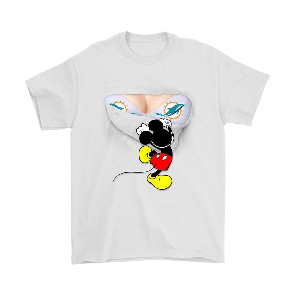Secretly Im An Miami Dolphins Fan Mickey Football Shirts