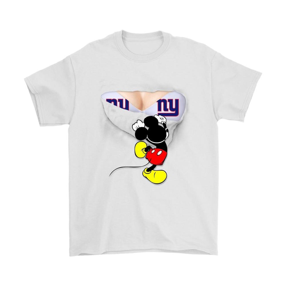 Secretly Im An New York Giants Fan Mickey Football Shirts