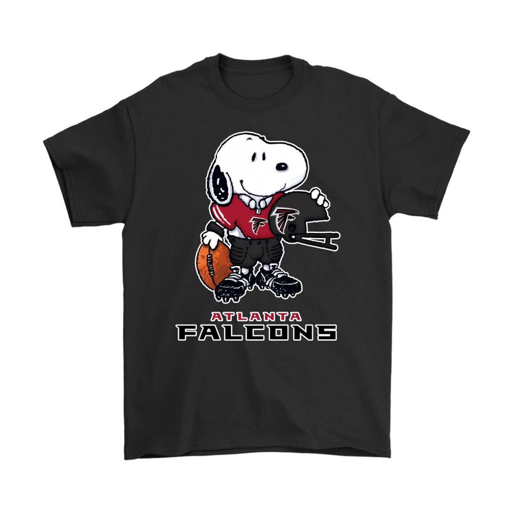 Snoopy A Strong And Proud Atlanta Falcons Player Nfl Shirts