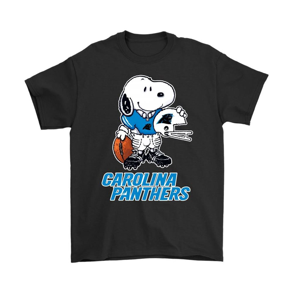 Snoopy A Strong And Proud Carolina Panthers Player Nfl Shirts