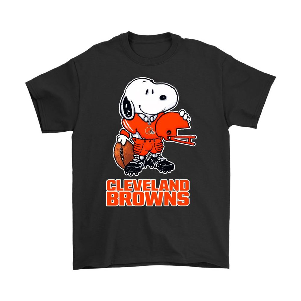 Snoopy A Strong And Proud Cleveland Browns Player Nfl Shirts