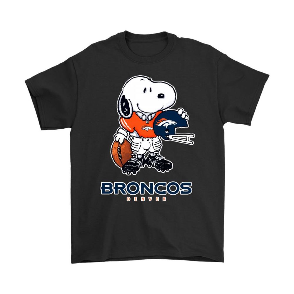 Snoopy A Strong And Proud Denver Broncos Player Nfl Shirts