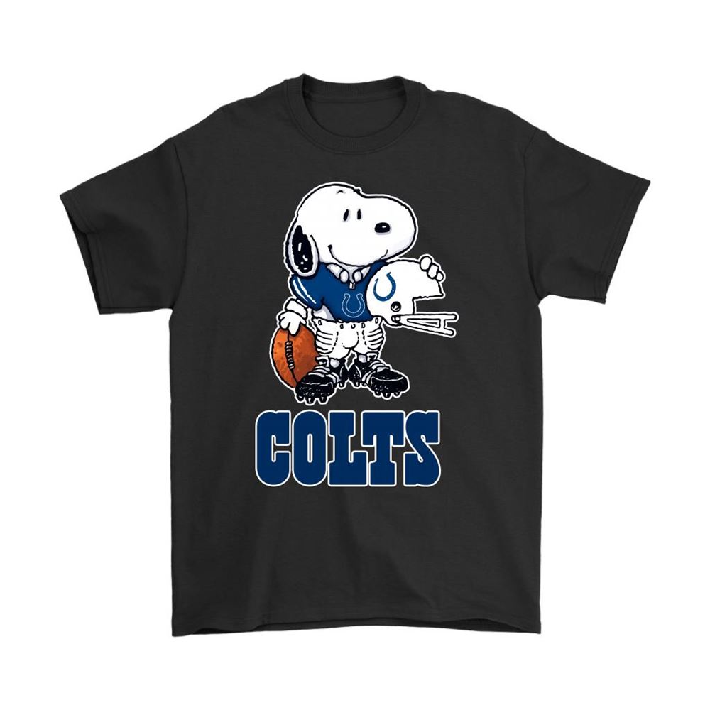 Snoopy A Strong And Proud Indianapolis Colts Player Nfl Shirts