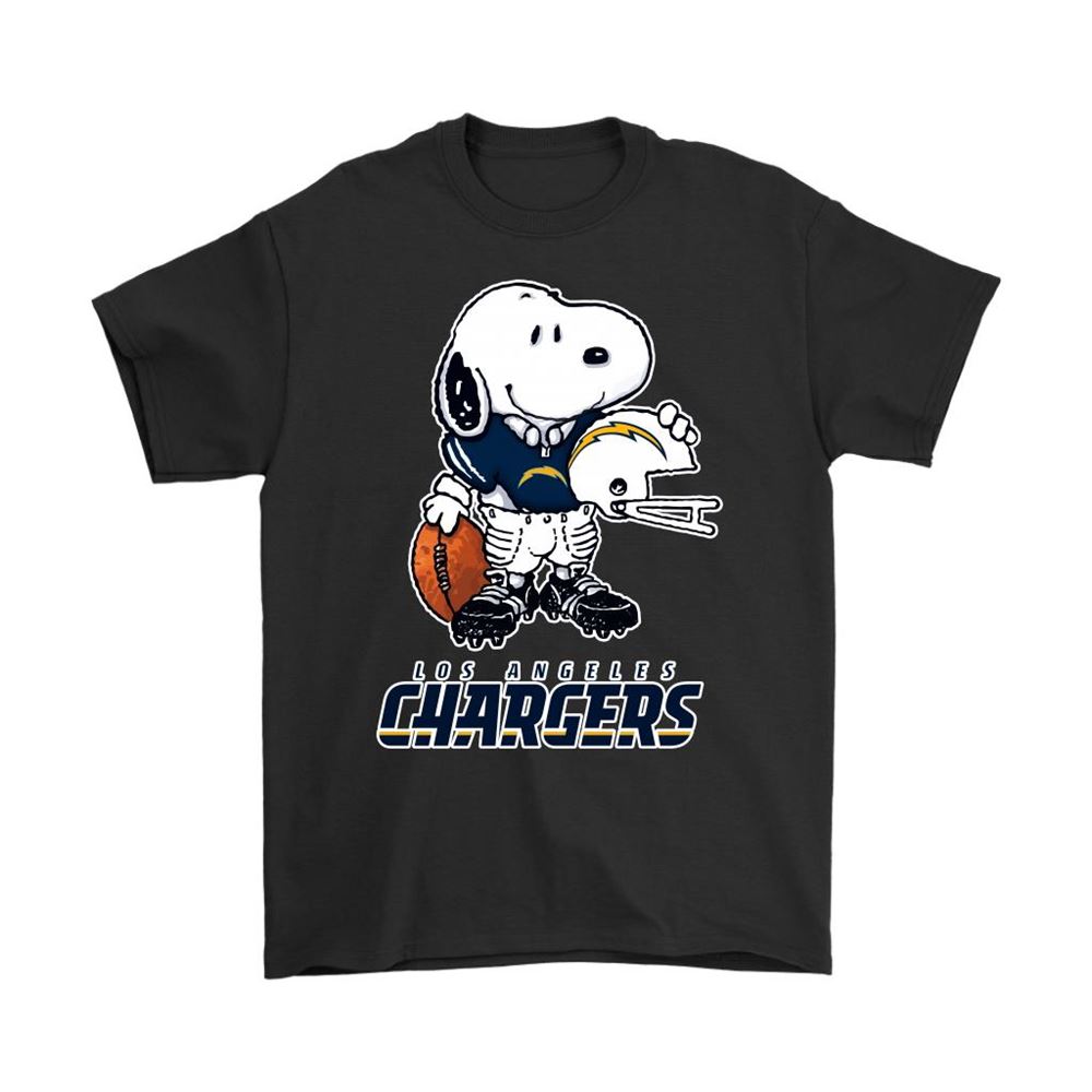 Snoopy A Strong And Proud Los Angeles Chargers Player Nfl Shirts