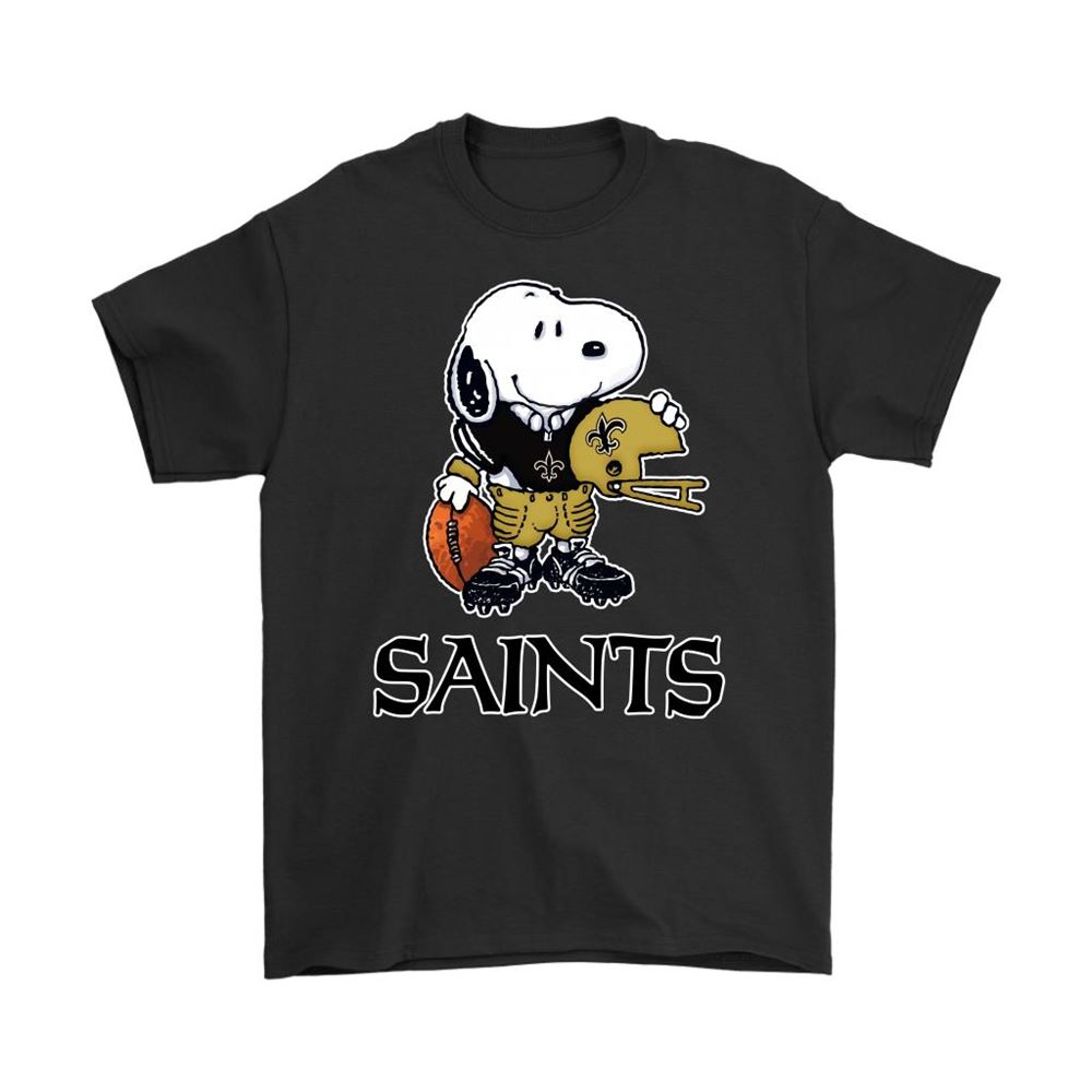 Snoopy A Strong And Proud New Orleans Saints Player Nfl Shirts