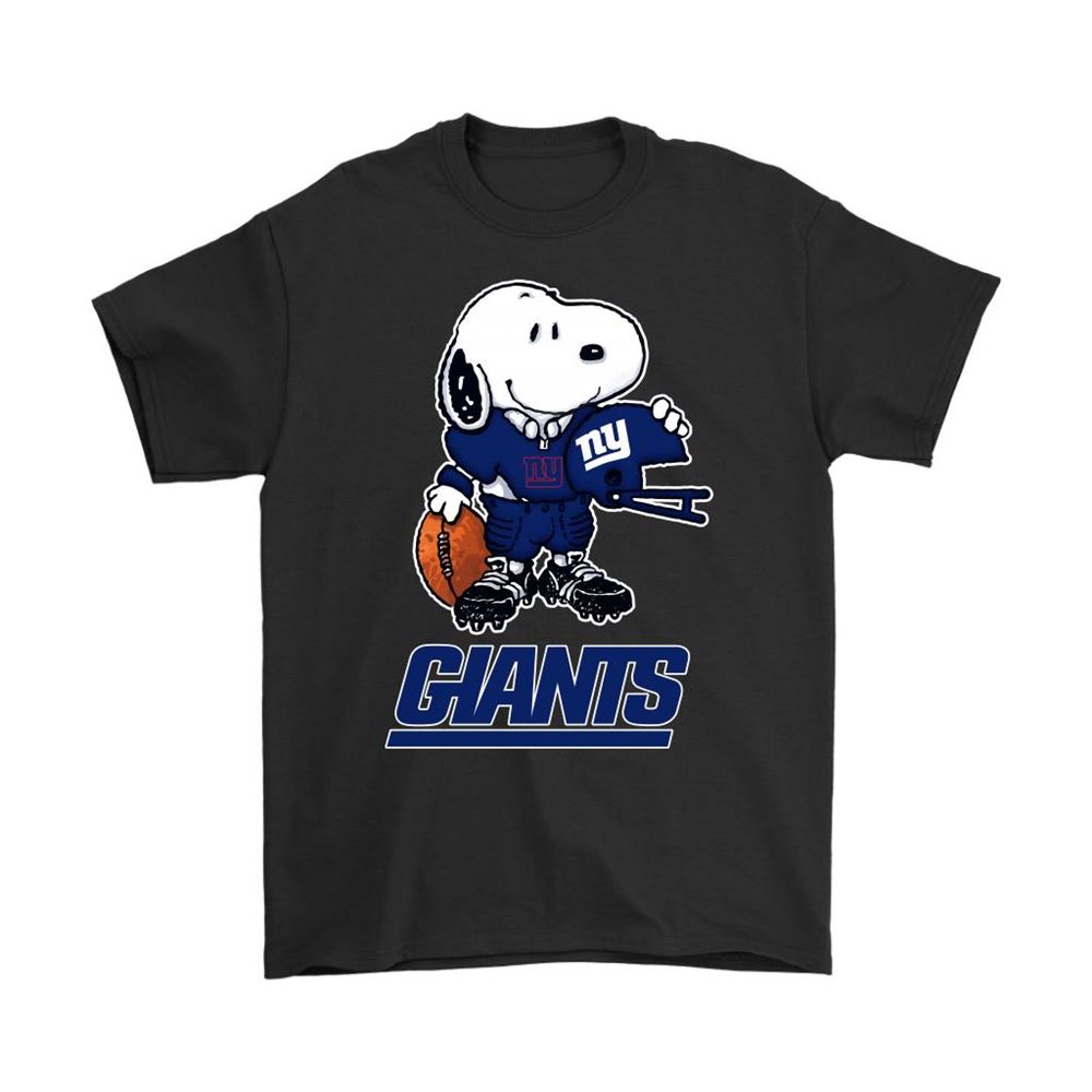 Snoopy A Strong And Proud New York Giants Player Nfl Shirts