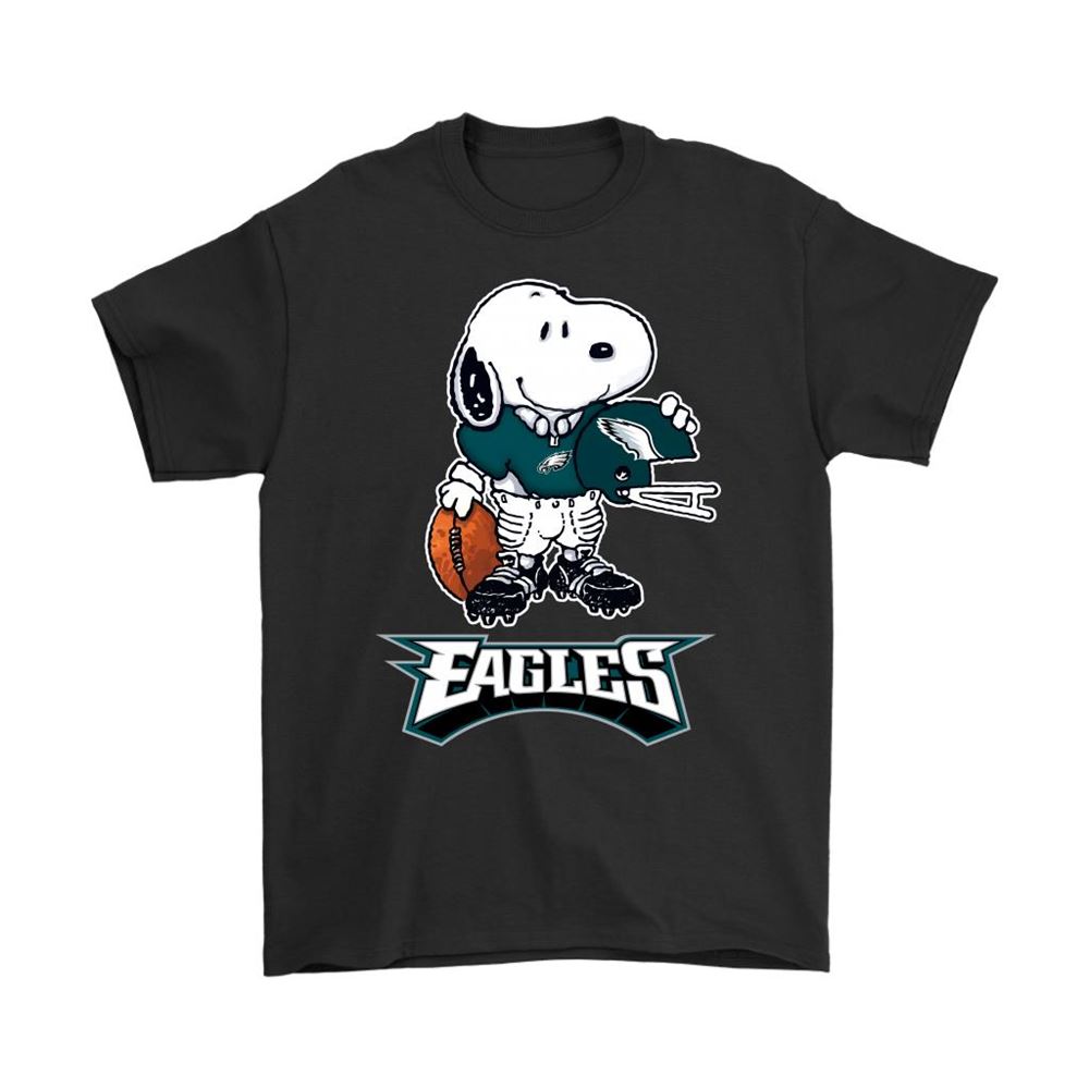 Snoopy A Strong And Proud Philadelphia Eagles Player Nfl Shirts