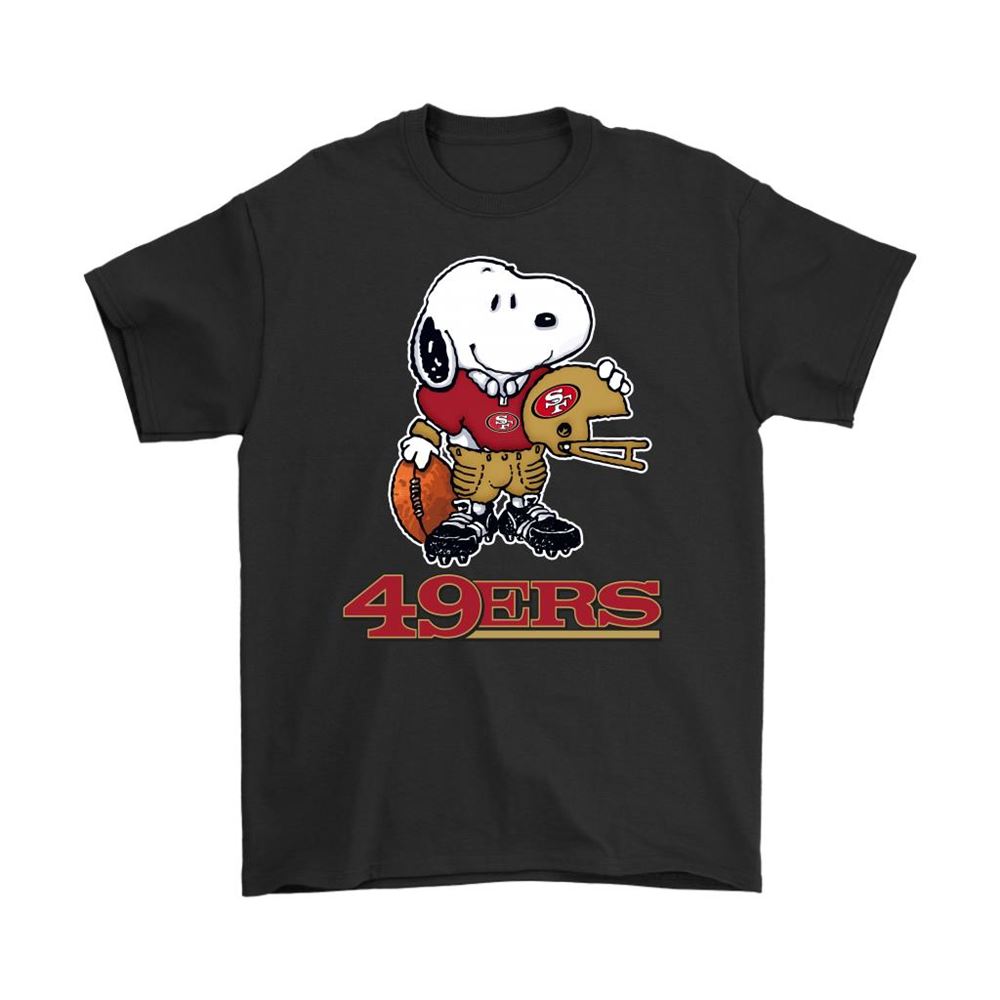 Snoopy A Strong And Proud San Francisco 49ers Player Nfl Shirts