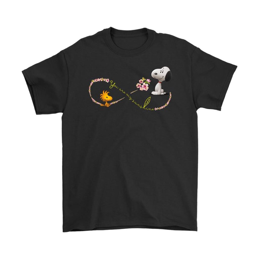 Snoopy And Woodstock You Are My Sunshine Infinity Love Shirts
