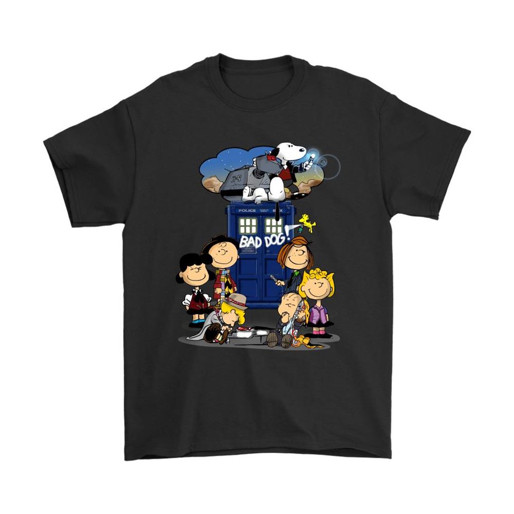 Snoopy Bad Dog Doctor Who Mashup Shirts