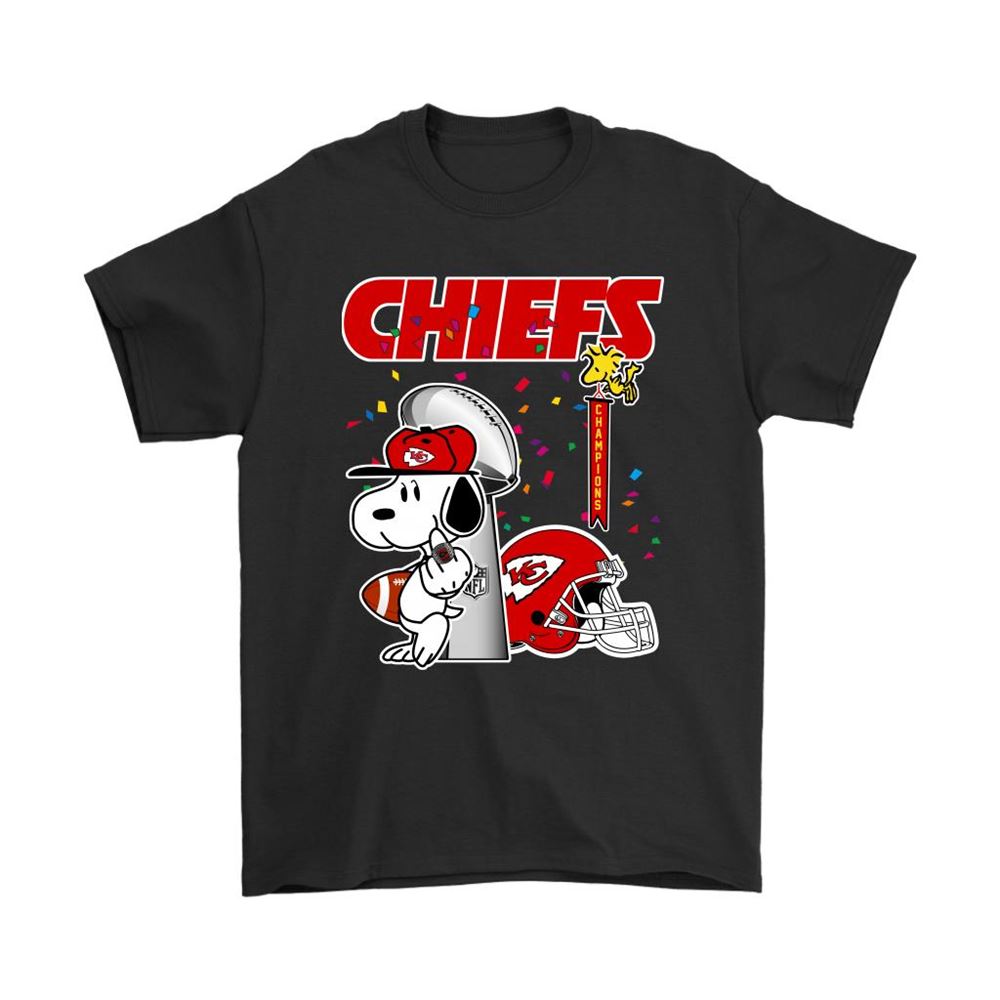 Snoopy Chiefs Taking The Super Bowl Kansas City Chiefs Champions Shirts