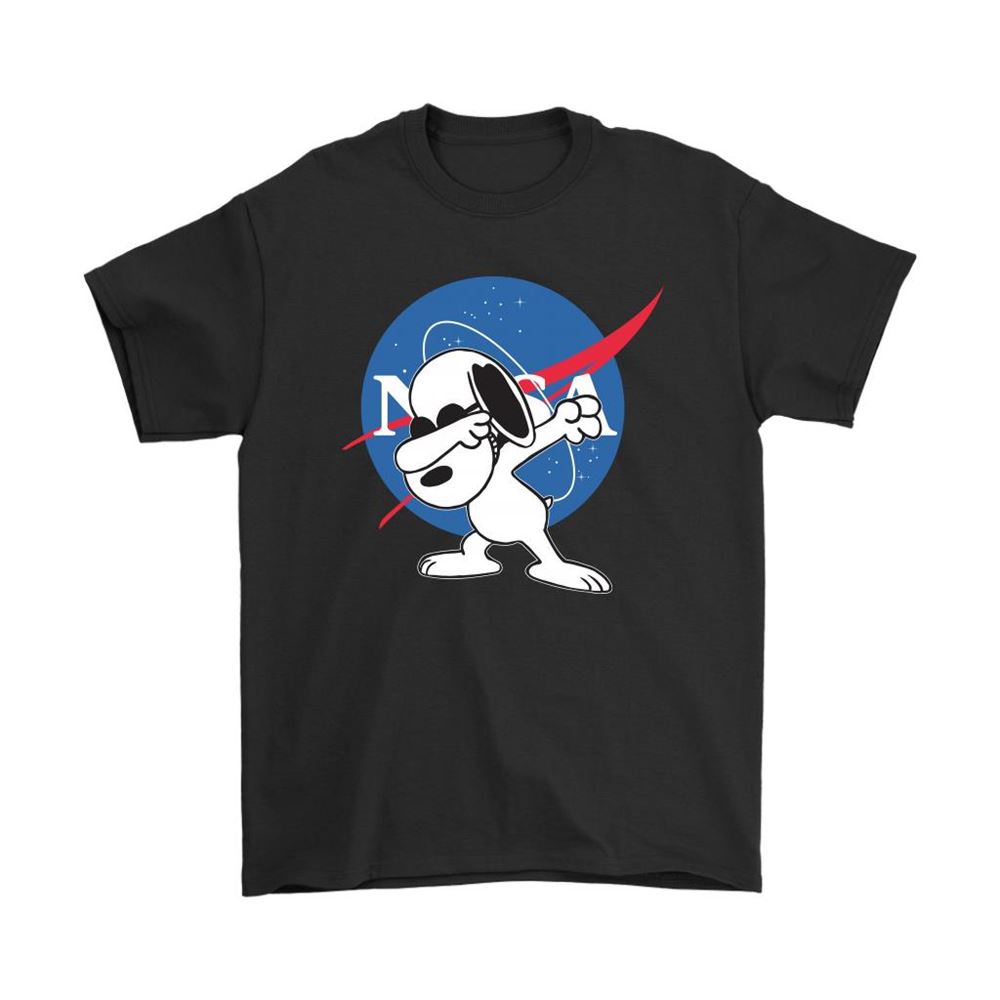 Snoopy Dabbing In Front Of Nasa Logo Shirts