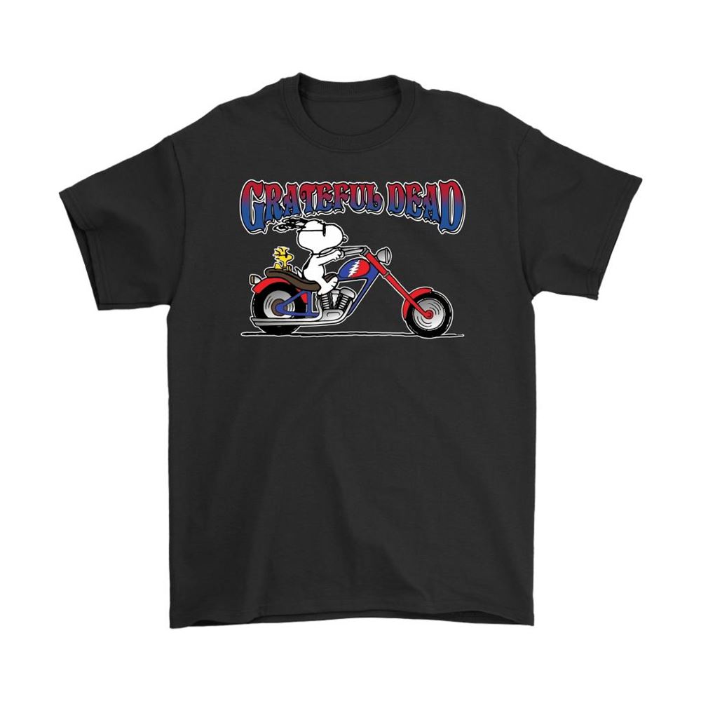 Snoopy Grateful Dead At Least Im Enjoying The Ride Shirts
