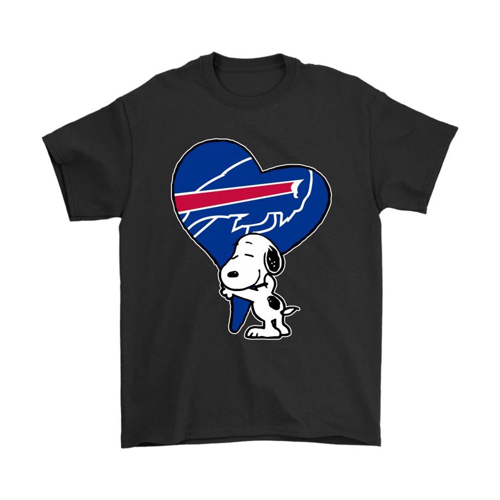 Snoopy Hugs The Buffalo Bills Heart Nfl Shirts