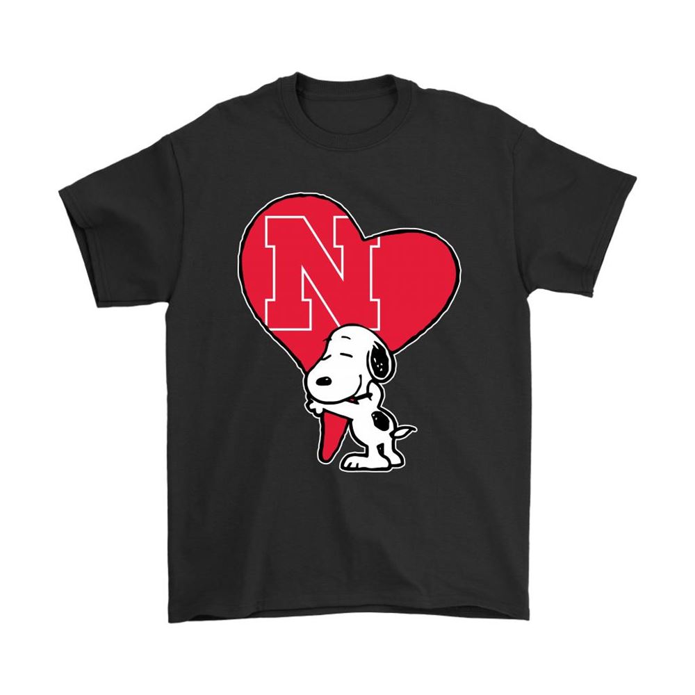 Snoopy Hugs The Nebraska Cornhuskers Heart Ncaa Shirts