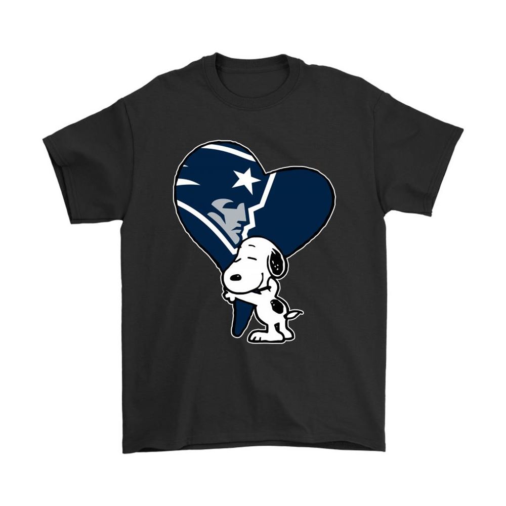 Snoopy Hugs The New England Patriots Heart Nfl Shirts