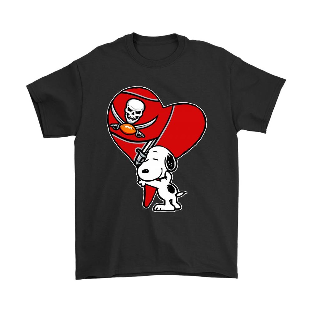 Snoopy Hugs The Tampa Bay Buccaneers Heart Nfl Shirts